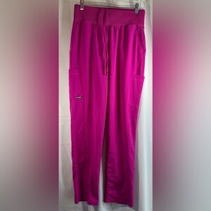 Grey’s Anatomy Bright Magenta Scrub Pants Size Medium
